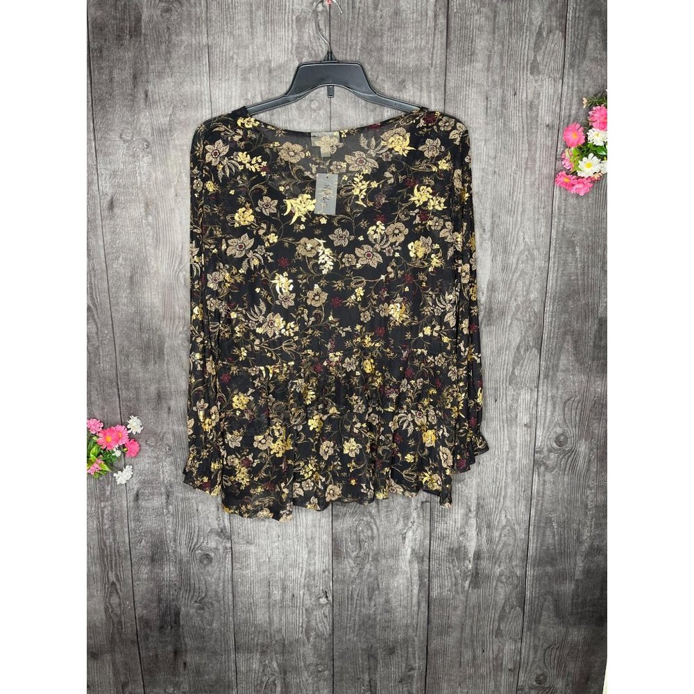 NEW Style & Co Plus Size Ruffled Top Plus Size - Picture 2 of 5